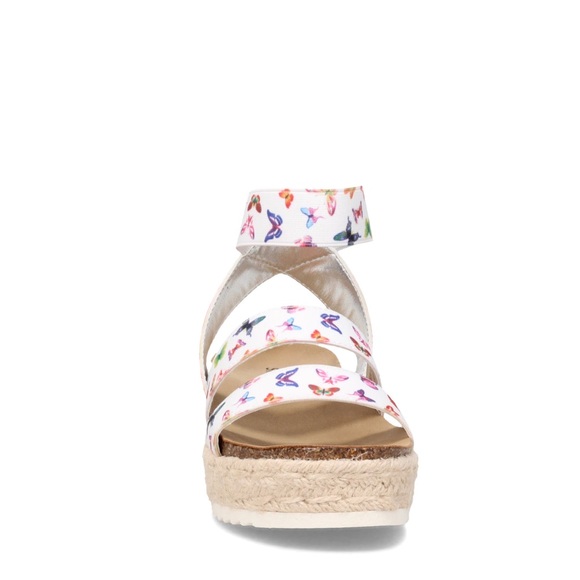 Steve Madden Kids Butterfly Print Sandals - Girl’s Size 2 New in Box - Picture 4 of 11